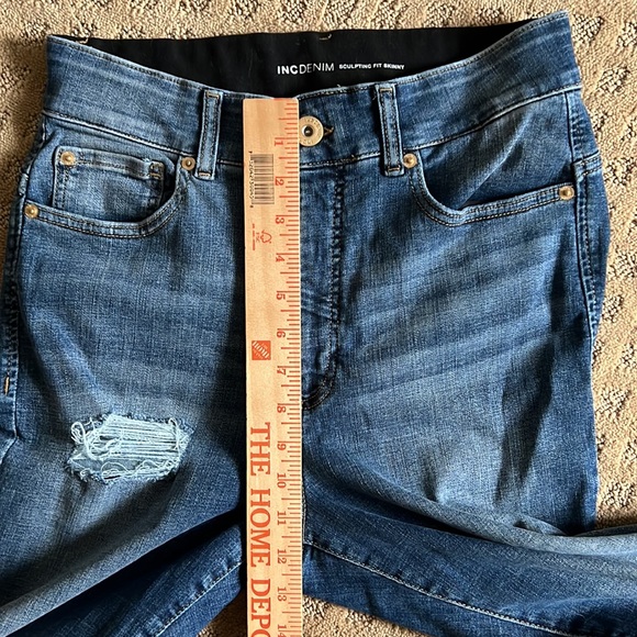 INC Sculpted Denim High Rise Skinny Jean - Picture 8 of 9